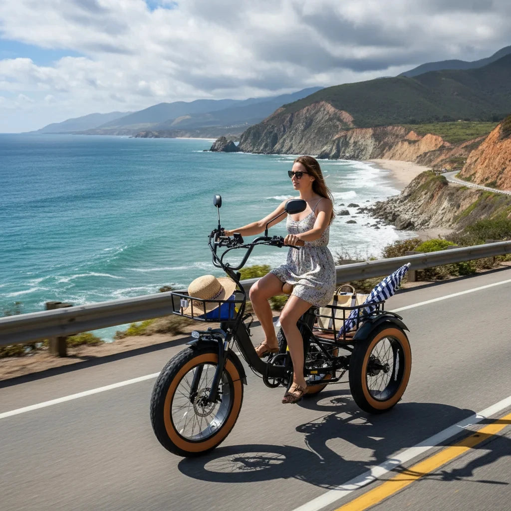 Adult Foldable Electric Tricycle
