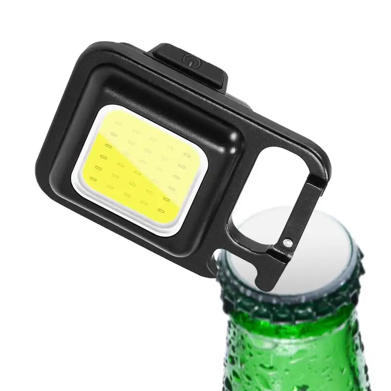 Portable Mini Cob LED LED Flashlight  USB Rechargeable