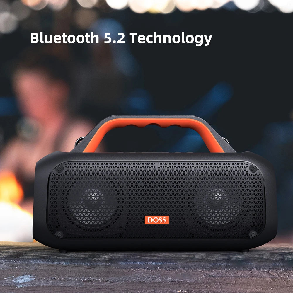 DOSS Portable Speaker Bluetooth 5.2 Powerful 60W