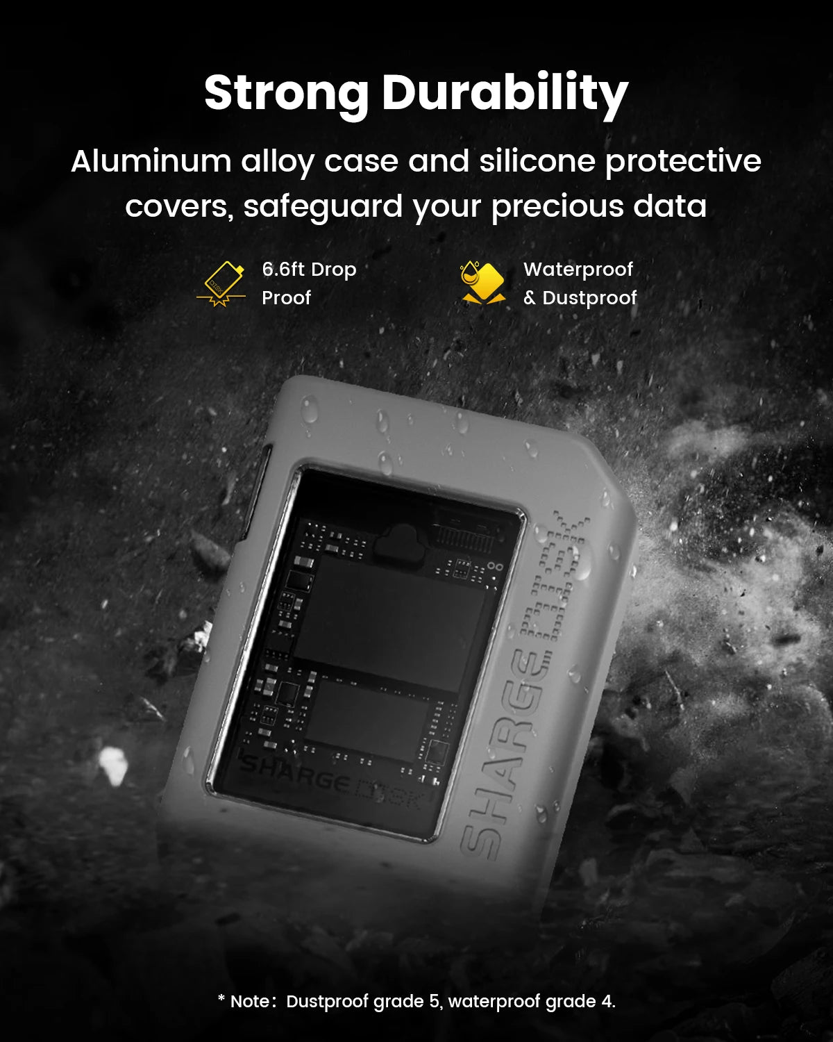 SHARGE-SSD Enclosure for Laptop, External SSD