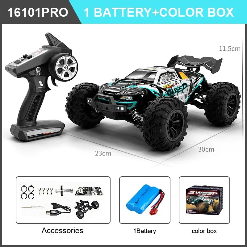 High Speed RC Car 4WD Off Road Vehicle 70KM/H Brushless Motor