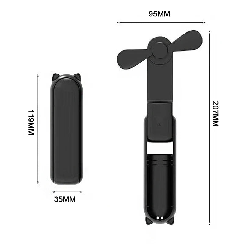 Foldable Small Fan Portable and High-Power