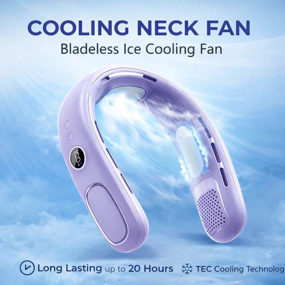 N90 Neck Fan Semiconductor Cooling 5-Speed Bladeless
