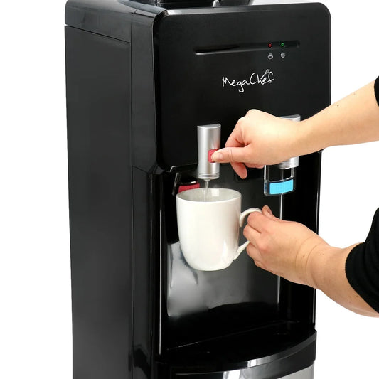 Top Load Hot Cold Water Dispenser Child Safety Lock Drip Tray