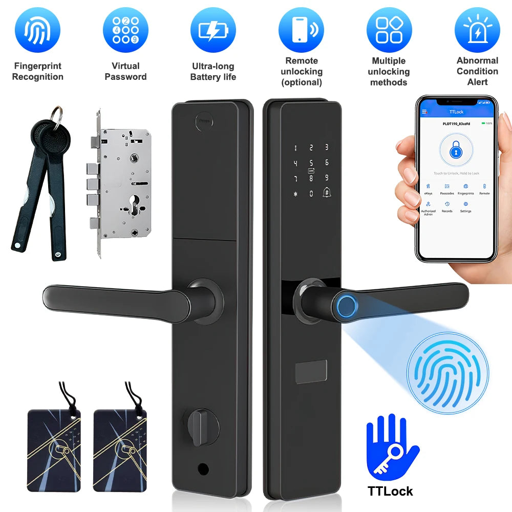 Smart Door Lock TTLock App Fingerprint Password
