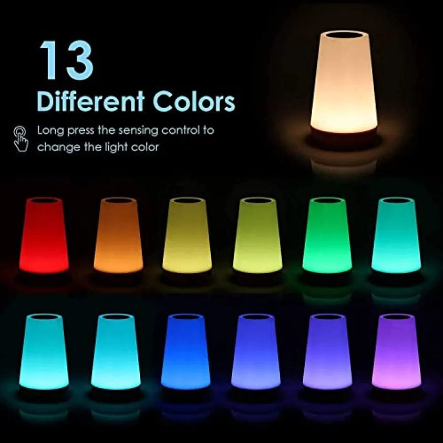 Touch Night Light: Dimmable LED Bedside Lamp