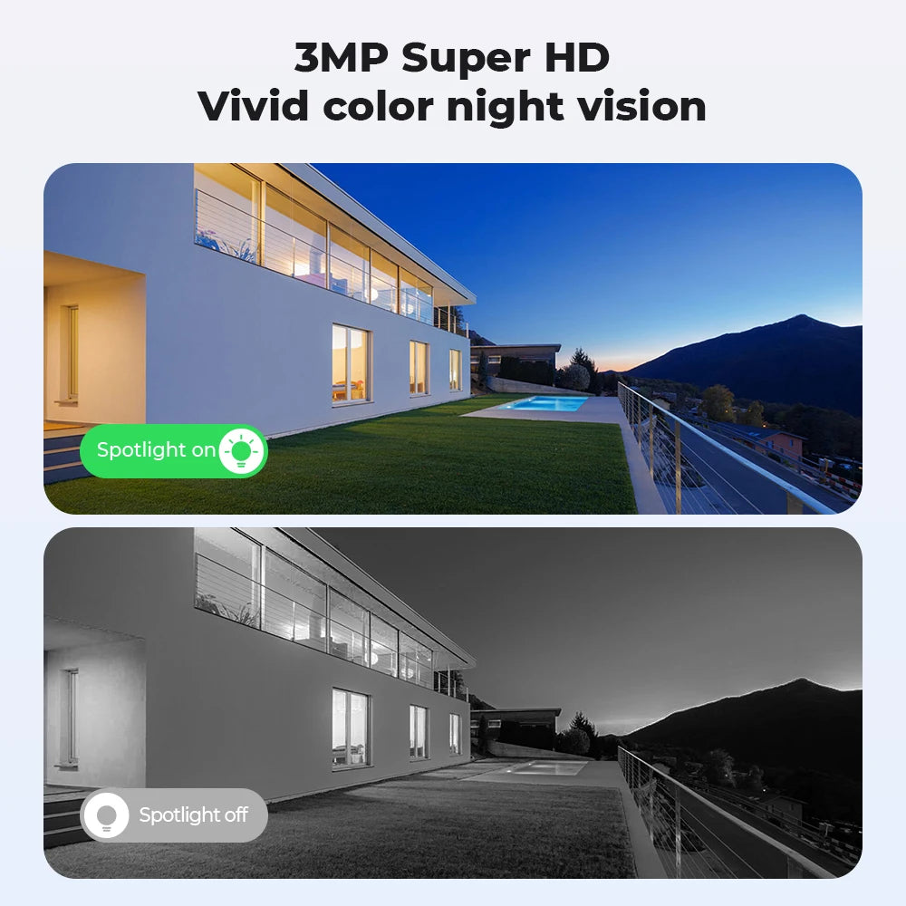 H.VIEW 3MP PTZ IP Camera Wi-Fi Outdoor