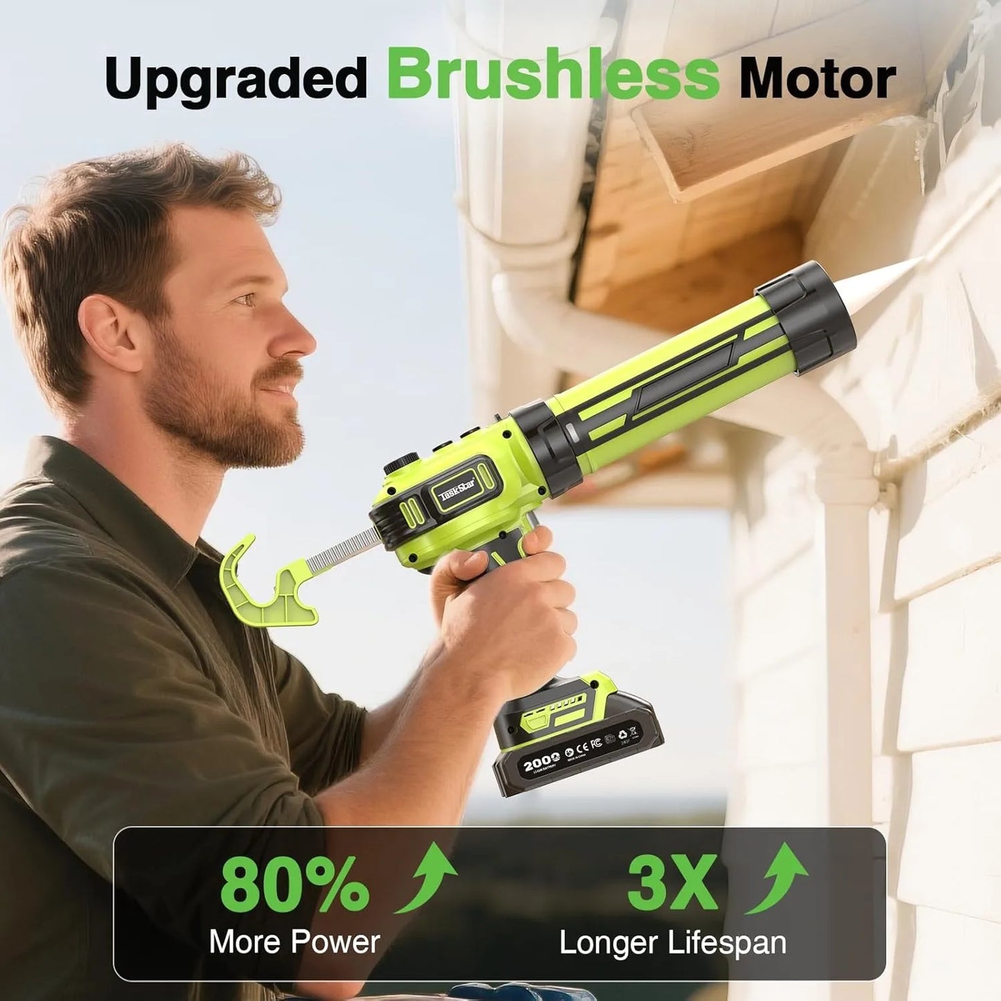 Taskstar Electric Caulking Gun No Drip