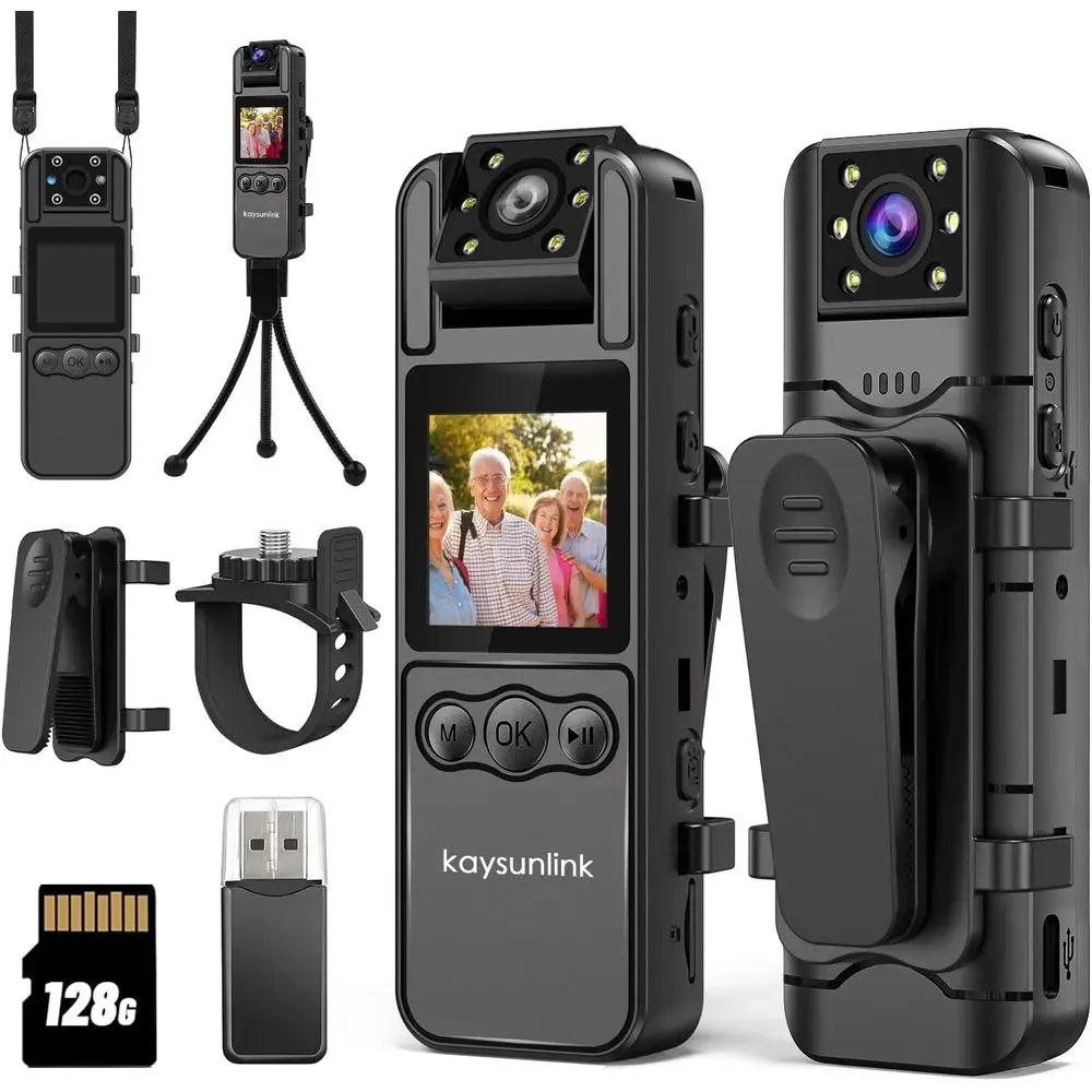 KAYSUNLINK 1080P HD Mini Body Camera