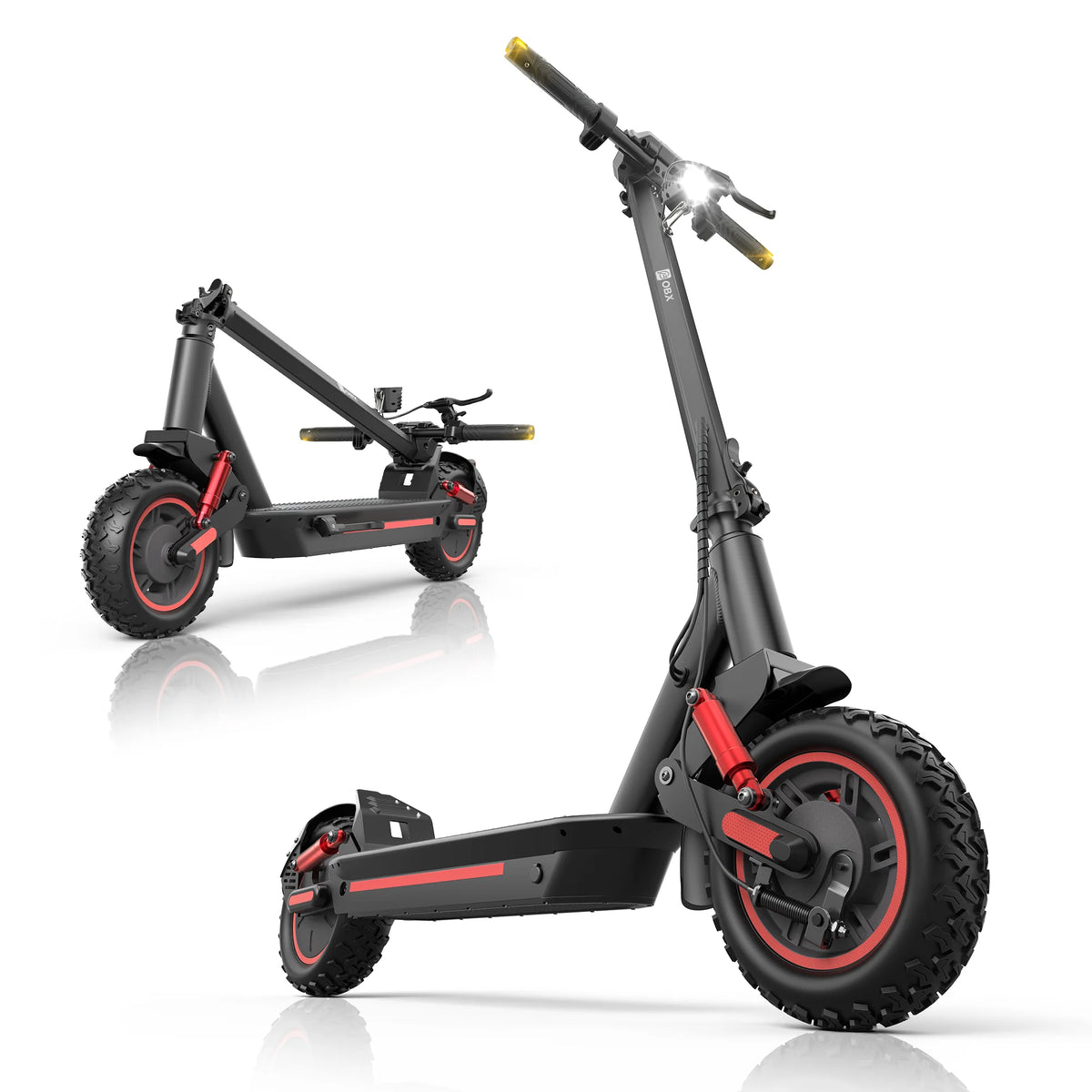 OBX 1200W Electric Scooter 10 Inch Folding E Scooter