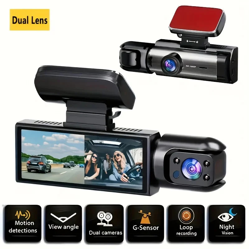 CAICYTO 3.16inch IPS 1080P Dash Cam Car DVR