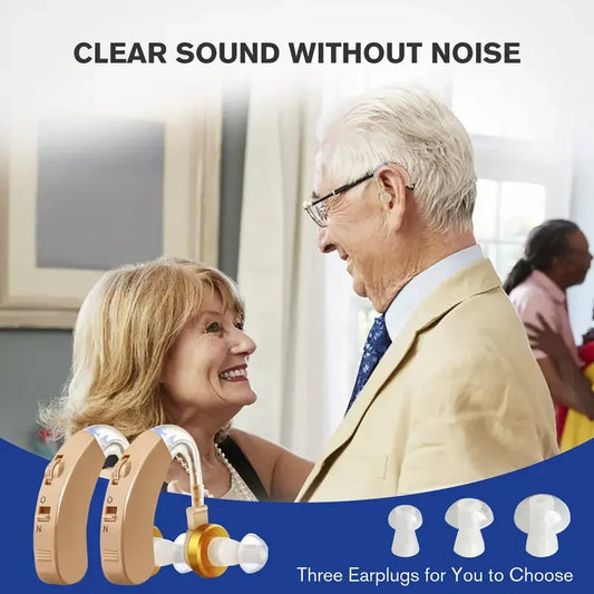 1Pc Hearing Aid Aids Kit BTE Sound Voice Amplifier