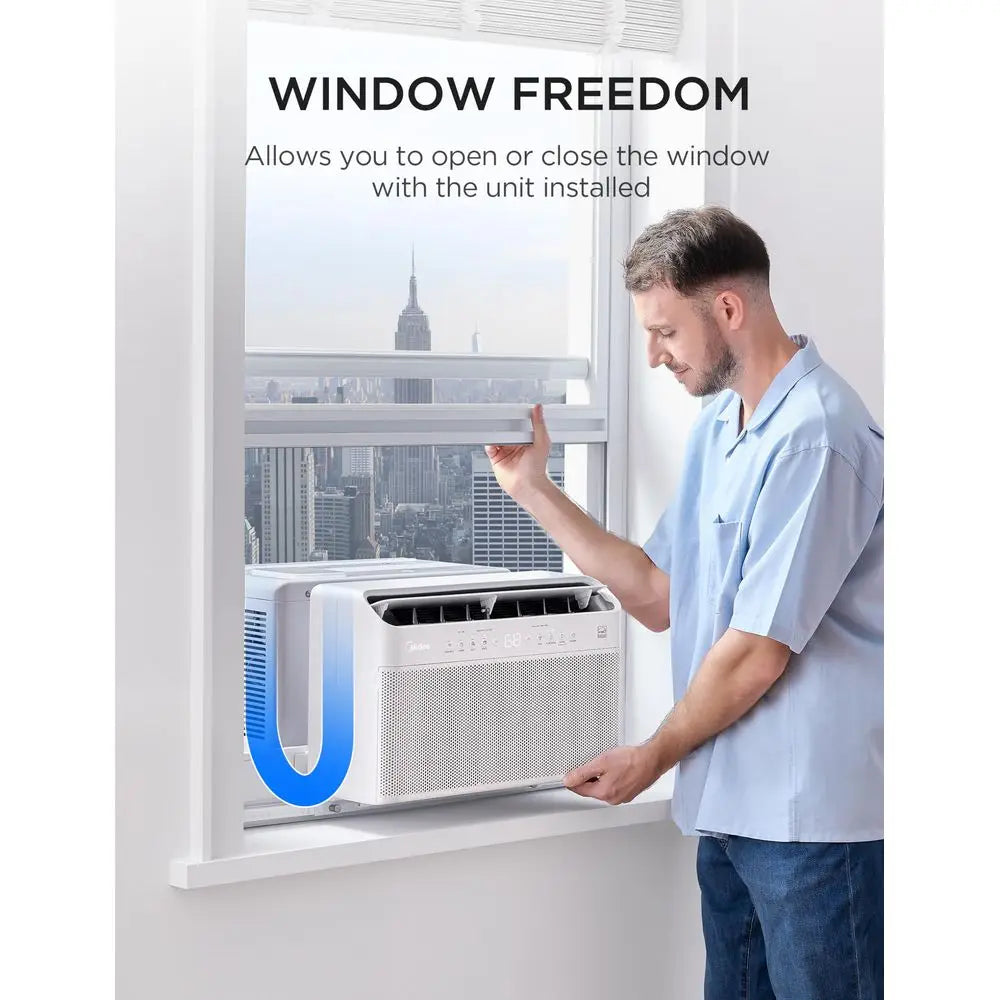 12,000 BTU U Shaped Smart Inverter Window Air Conditioner