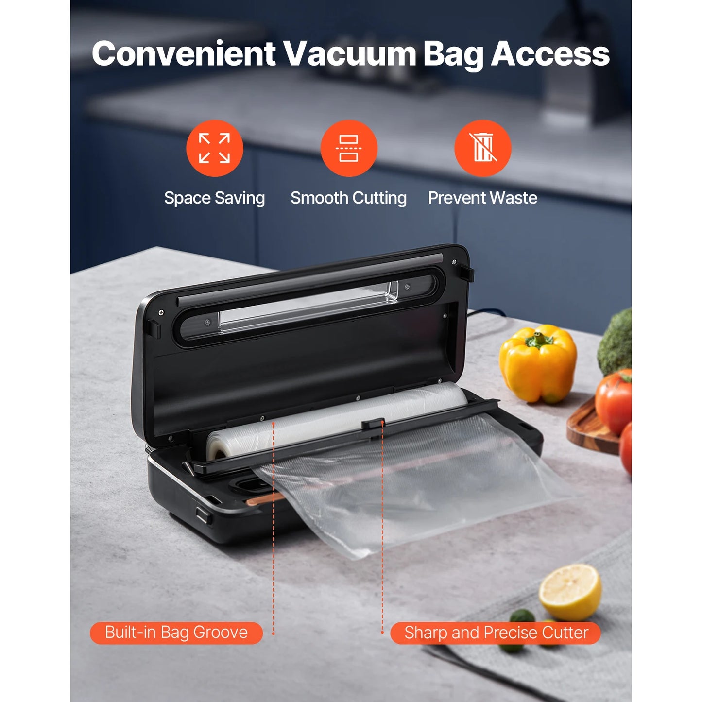 SucceBuy 80Kpa 120W Electric Vacuum Sealer