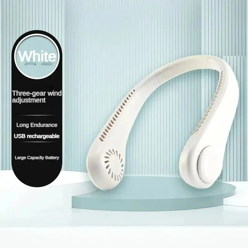 XIAO 8000mAh USB Hanging Neck Fan Portable Bladeless