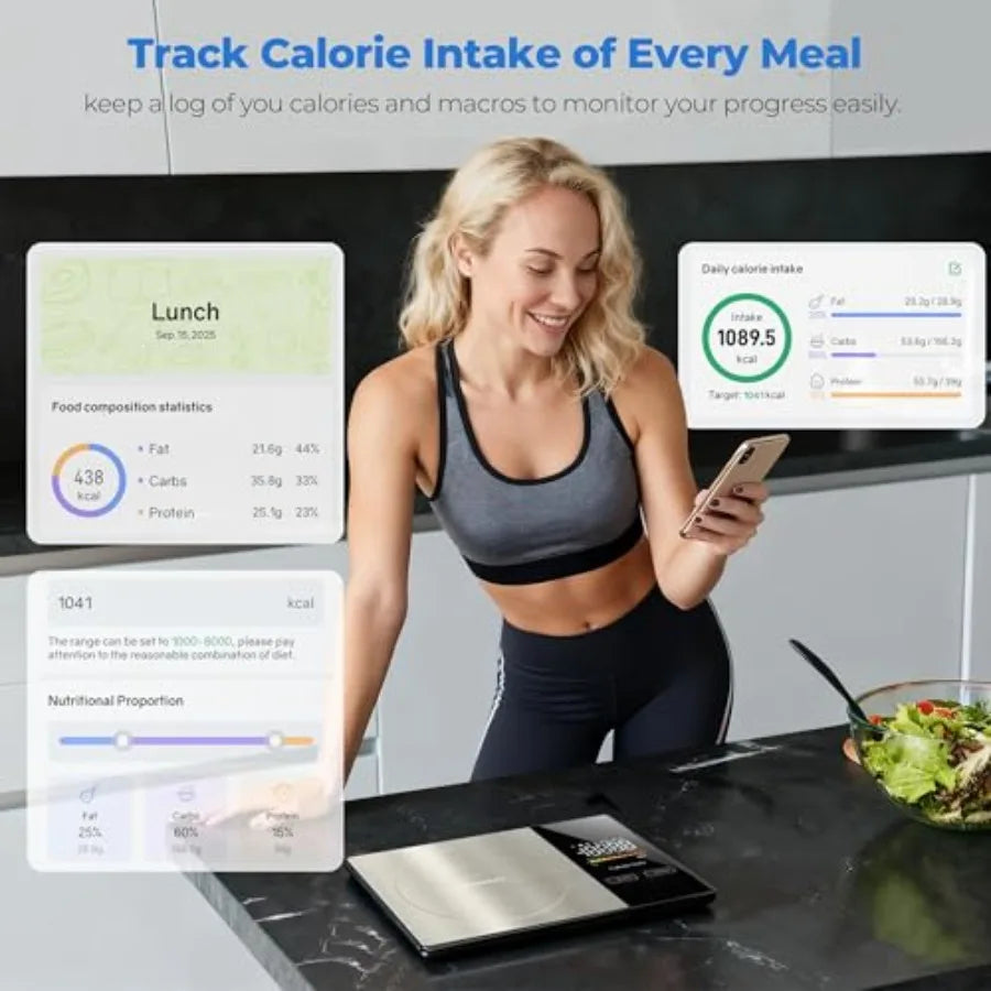 WARMKEY Smart Nutrition Food Scale with App