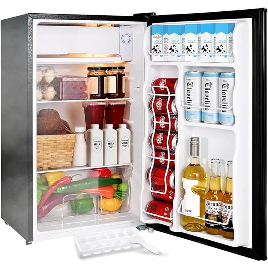 EUHOMY 3.2 Cu.Ft Mini Fridge with Freezer, Single Door