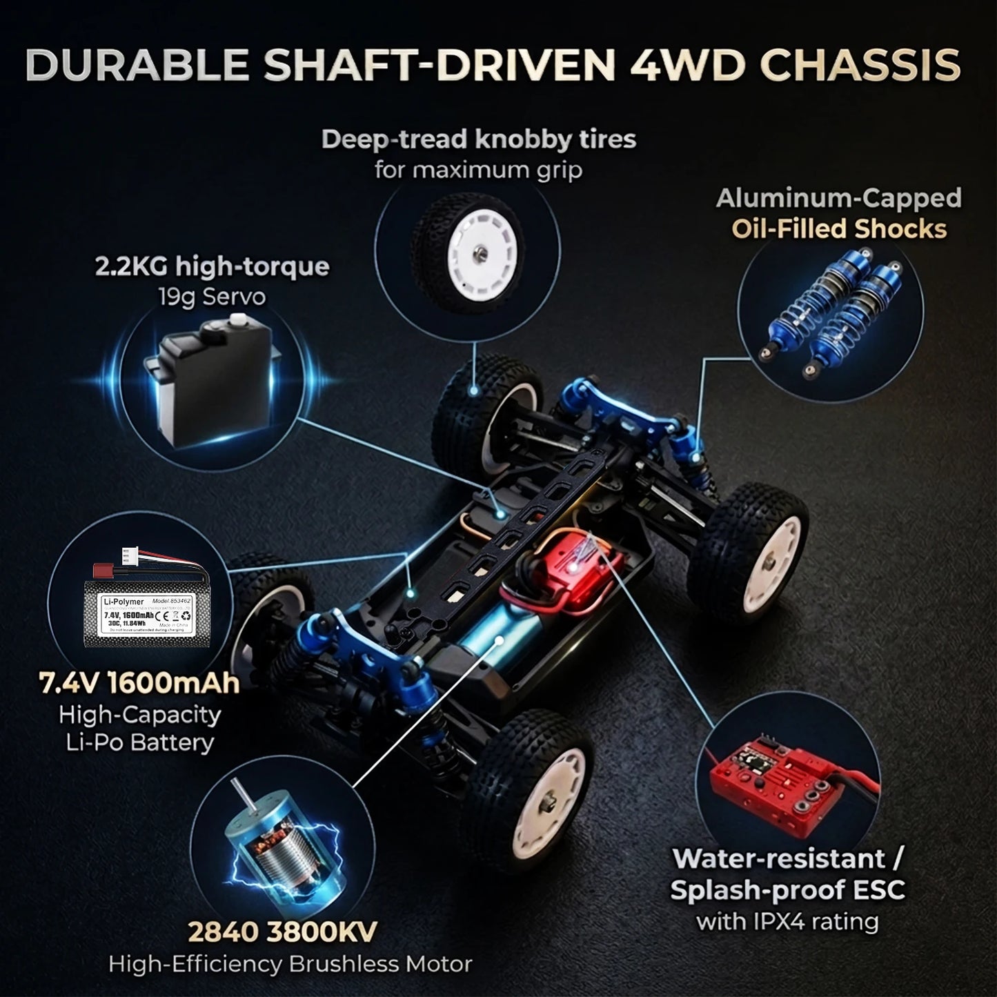 HAIBOXING 2101A 1:14 Brushless RC Car