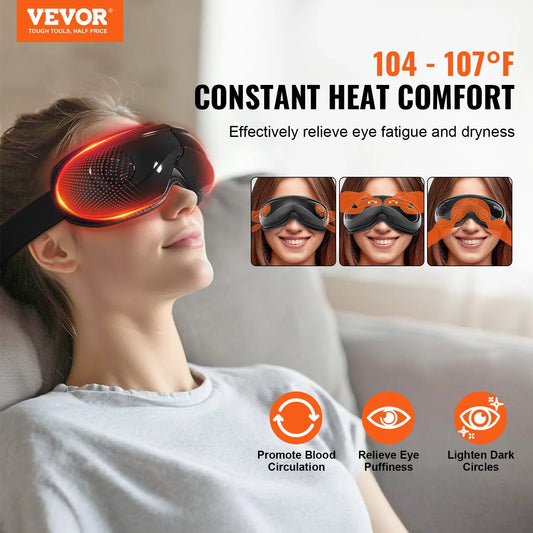VEVOR Eye Massager With Heat & Remote Eye Care Device