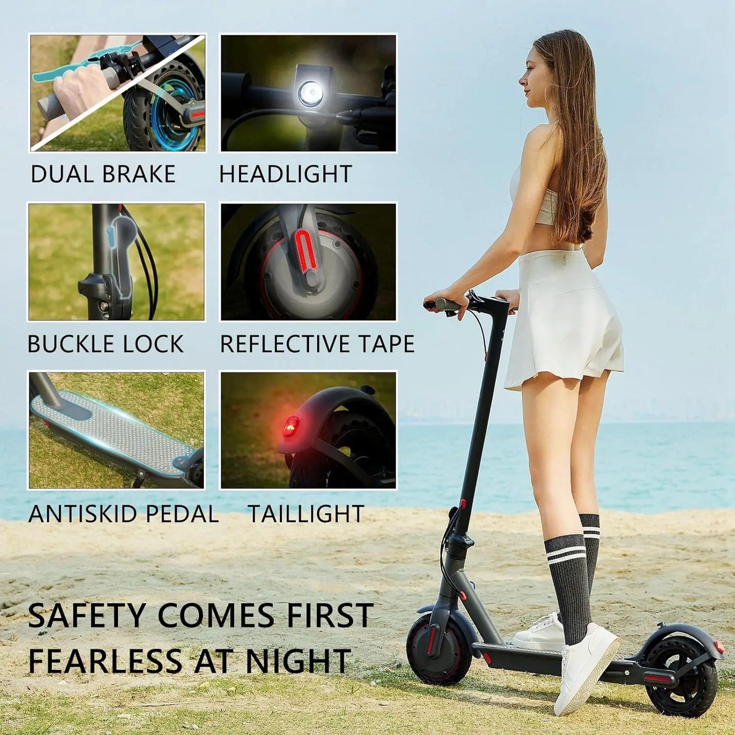 OAKEROO G5.0 Adult Electric Scooter 350W Motor