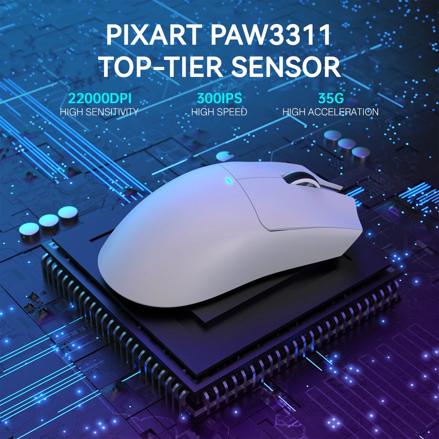 ATTACK SHARK X11 Lightweight Wireless Gaming Mouse