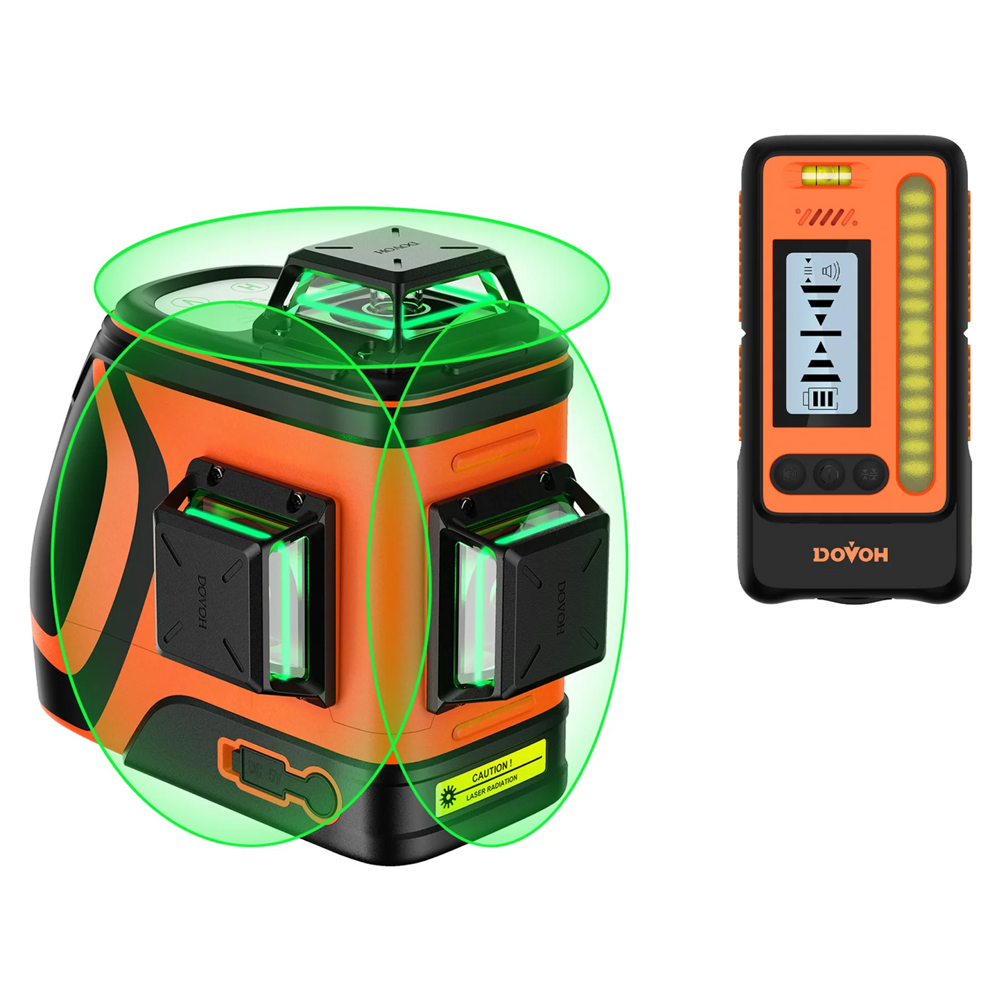 DOVOH Outdoor Laser Level with Receiver, 400ft
