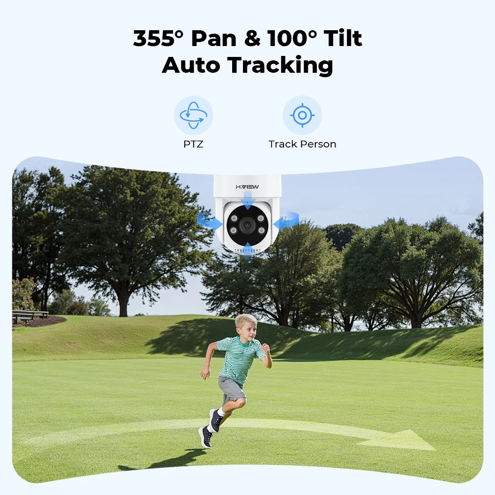 H.VIEW 3MP PTZ IP Camera Wi-Fi Outdoor