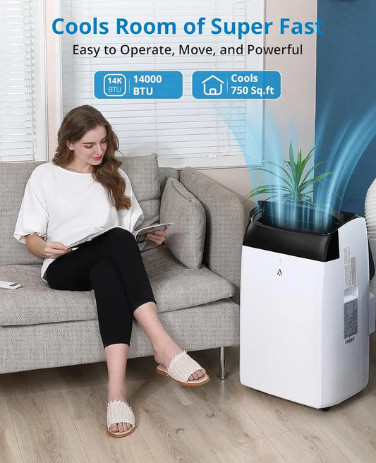 Acekool Portable Air Conditioner, 14,000 BTU Air Conditioner