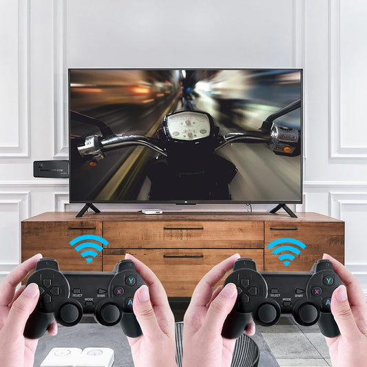 2.4G Double Wireless Controller 4K HDMI TV Video Game Stick