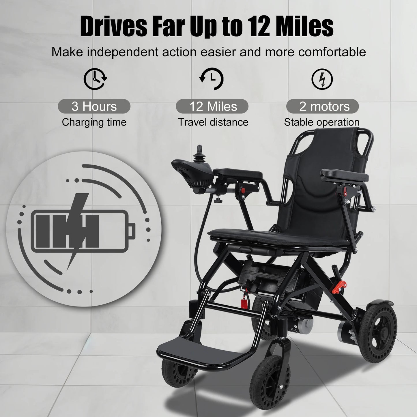 Walker Walking Aid, Electric Wheelchair