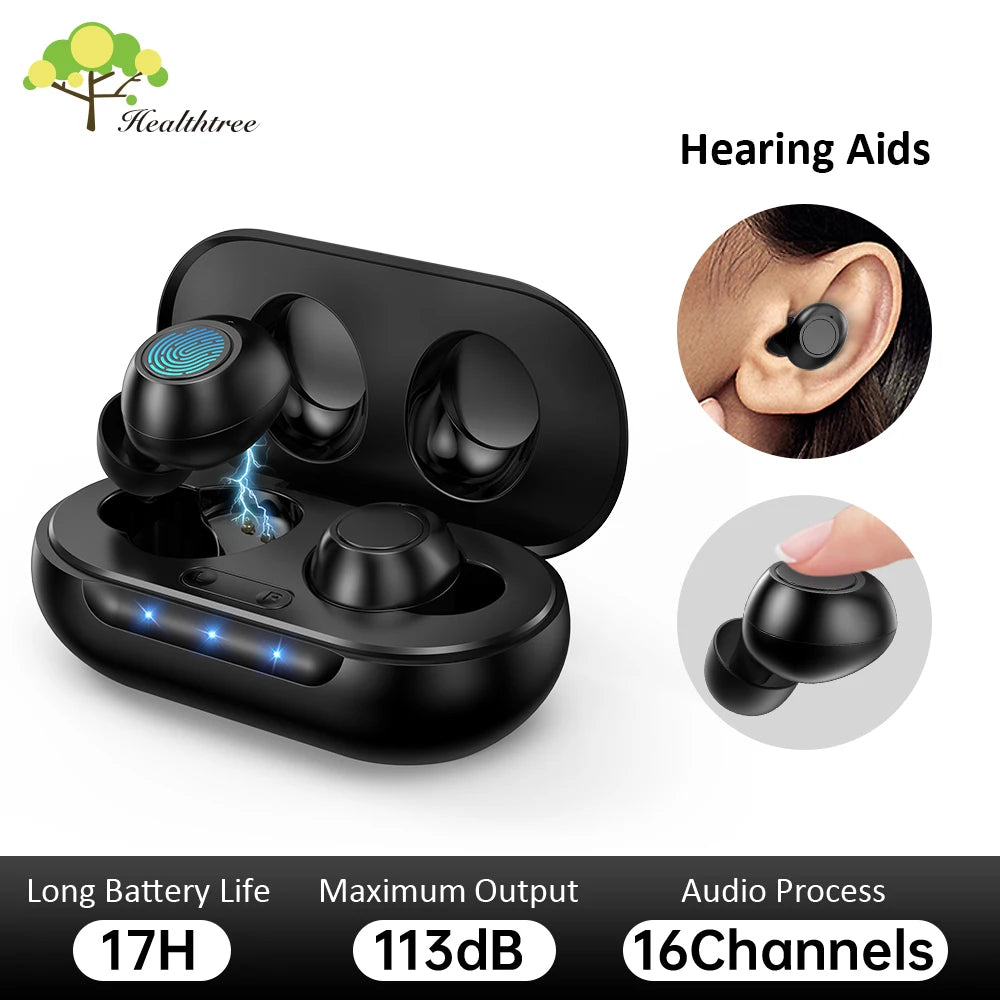 HealthTree Mini Hearing Aids Digital Rechargeable Hearing Aid