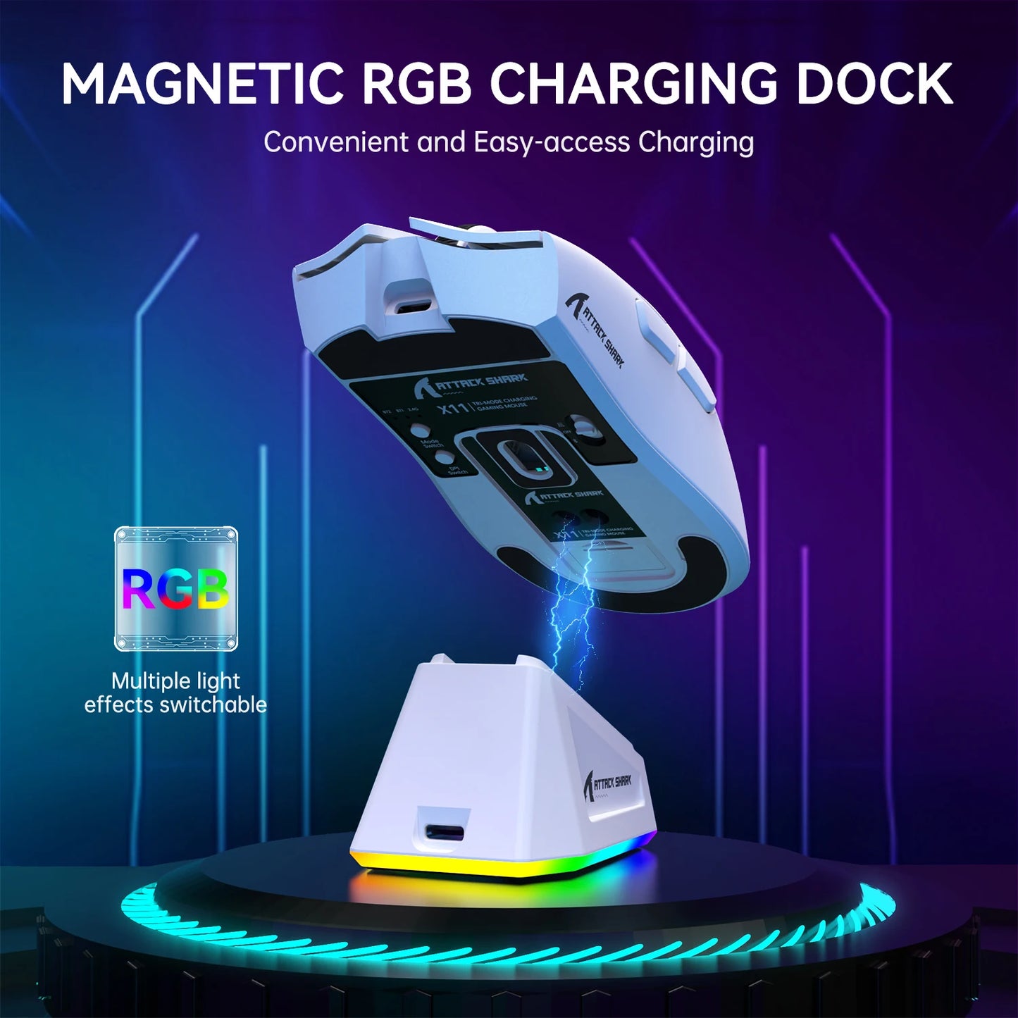 ATTACK SHARK X11 Lightweight Wireless Gaming Mouse