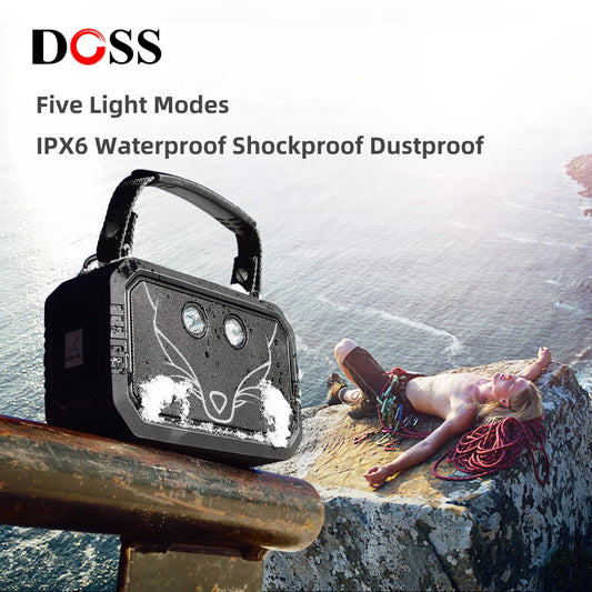 DOSS Bluetooth Speaker Traveler Outdoor IPX6 Waterproof