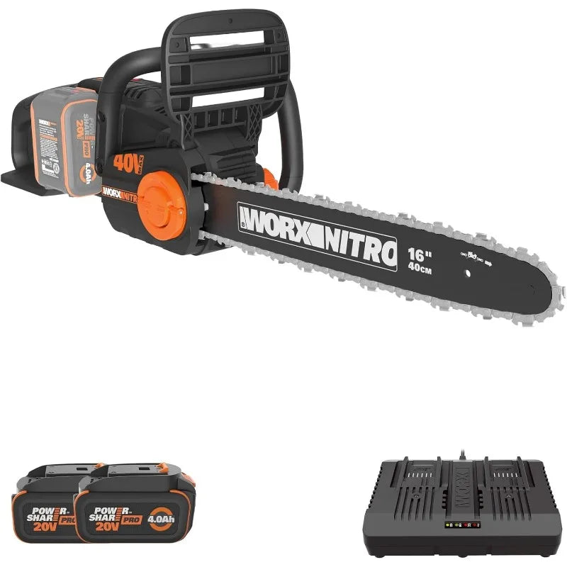 Worx Nitro 40V 16" Cordless Brushless Chainsaw