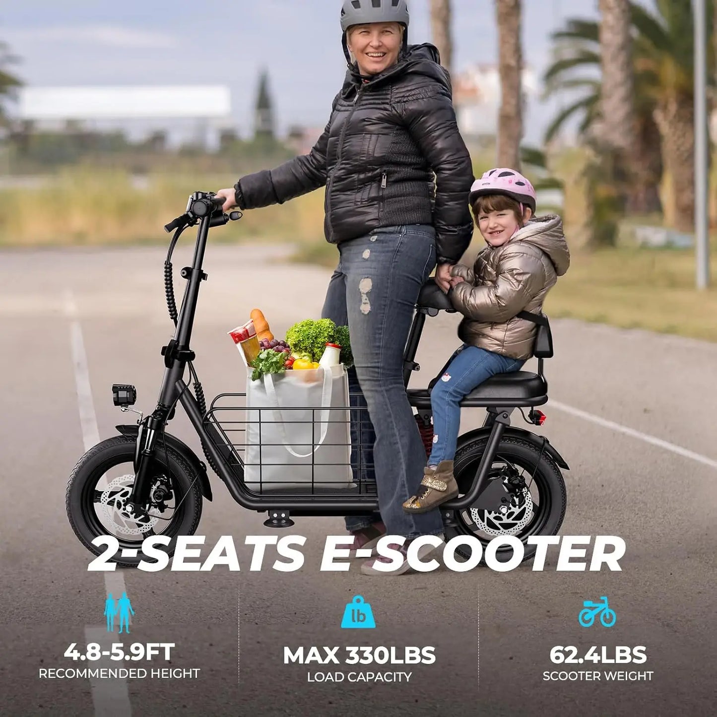 WINDHORSE 850W peak adult Electric Scooter