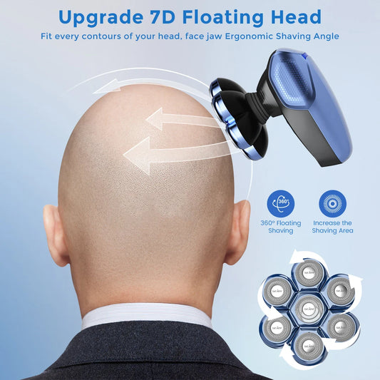 Sejoy 6-in-1 7D Head Shavers for Bald Men Electric Razor