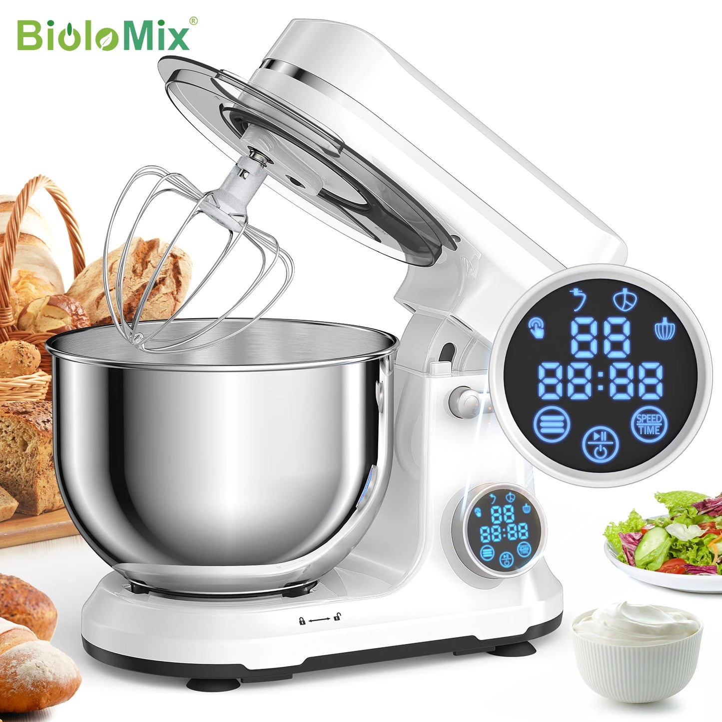 BioloMix Kitchen Food Stand Mixer,