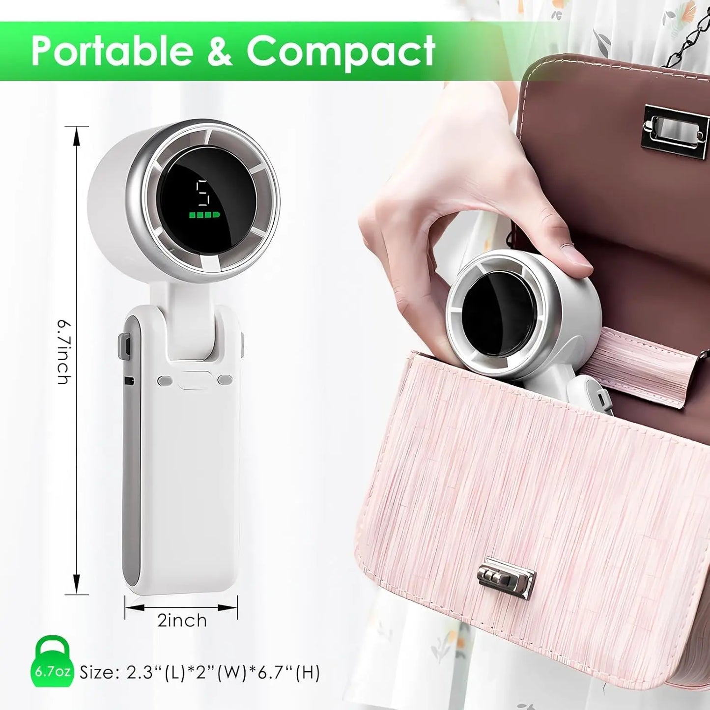 Mini High-speed Handheld Fan