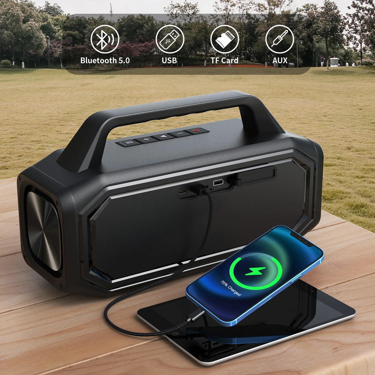 W-KING 80W Speakers Bluetooth Wireless,