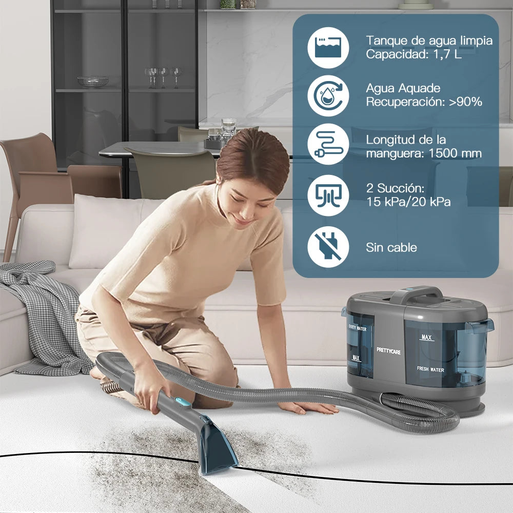 PrettyCare PC808 Cordless Carpet&Spot Vacuum Cleaner