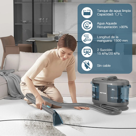 PrettyCare PC808 Cordless Carpet&Spot Vacuum Cleaner