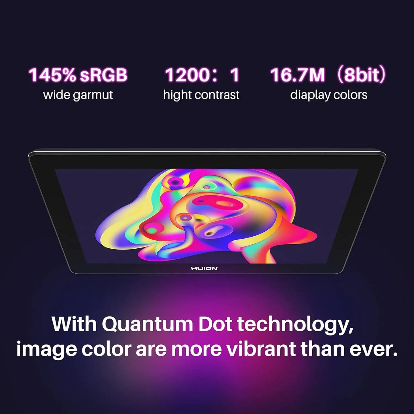 Huion Kamvas Pro 16 4K Series Graphics Tablet 15.6"