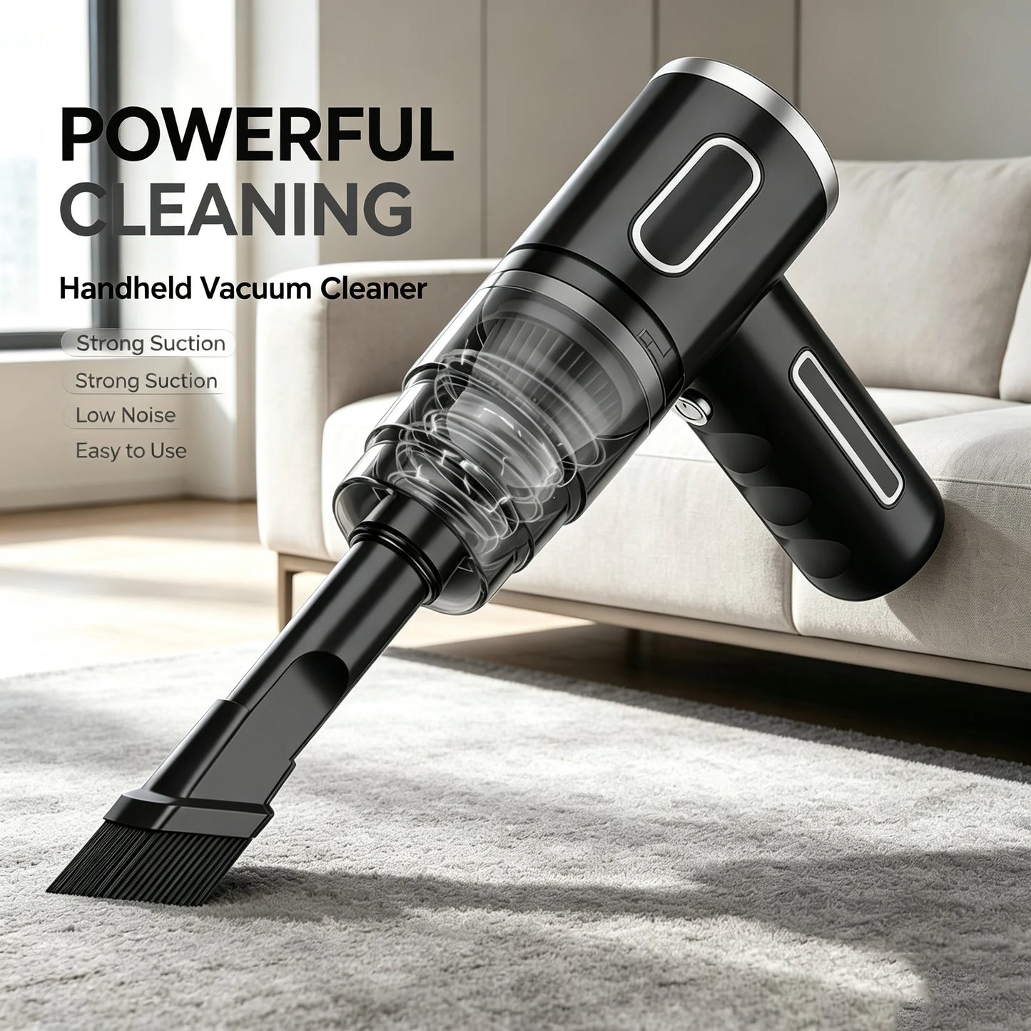 BELIBUY Wireless Handheld Car Vacuum Cleaner