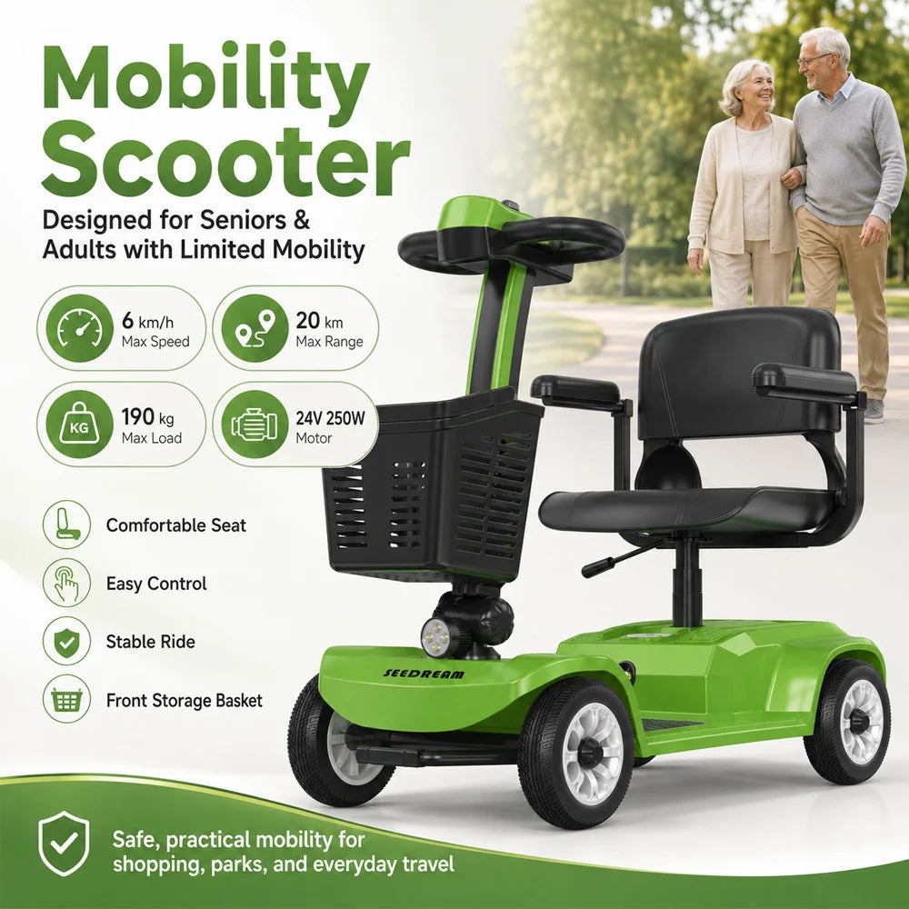 SEEDREAM Mobility Scooters for Seniors