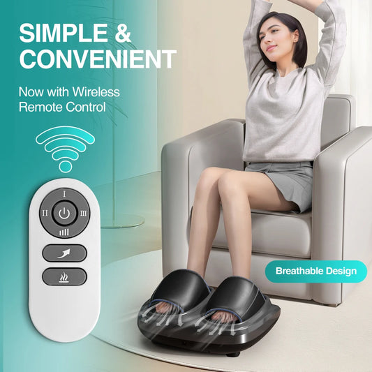 Foot Massager with Heat and Deep Kneading Therapy