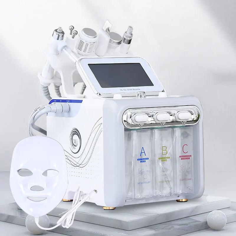 Amilibeauty 7 in 1 H2O2 Beauty Skin Cleansinge Hydro Facial Machin Facial Machine Water Aqua Peeling for Home Use