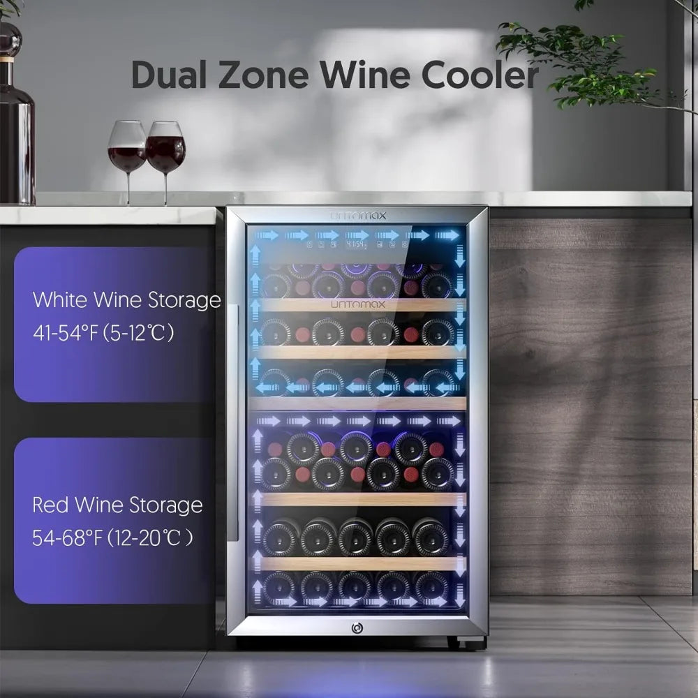 Wine Fridge Dual Zone 52 Bottles