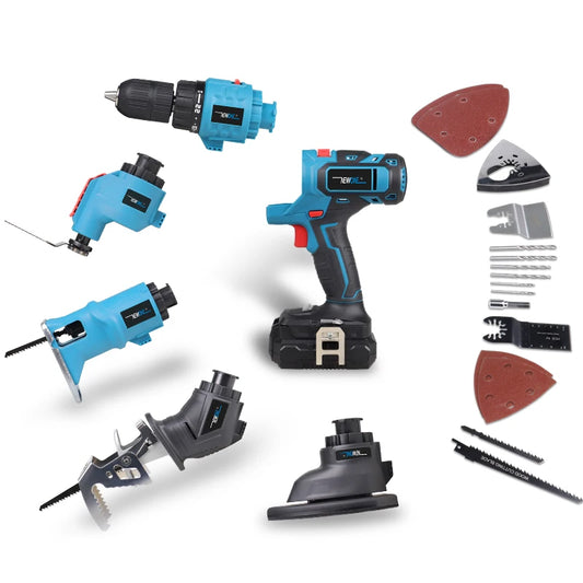 NEWONE 20VCordless  Li-ion Reciprocating Saw Jig Combo Multi Set