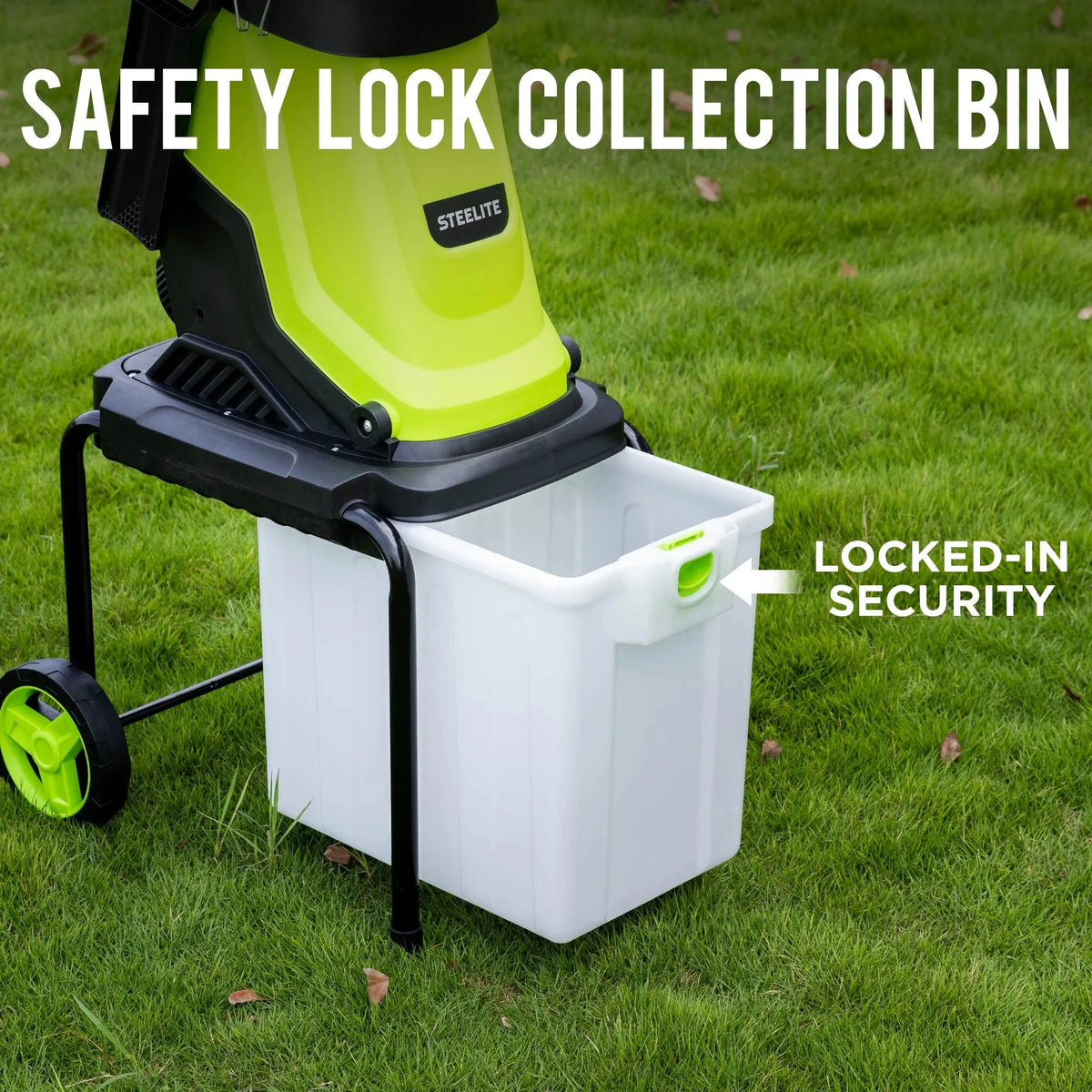 Deli 15 Amp Electric Wood Chipper Shredder