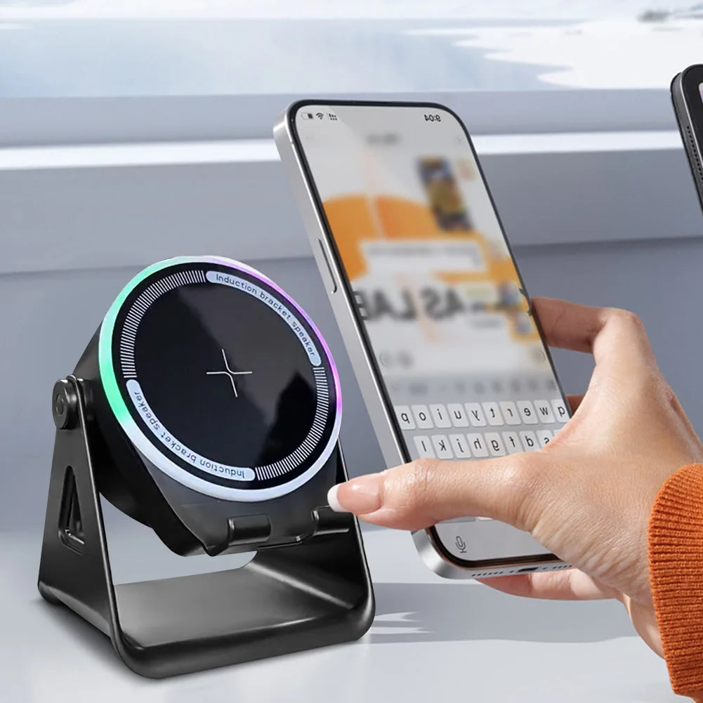 Wireless Induction Speaker with Bluetooth-compatible Speaker